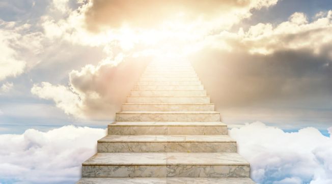 afterlife, heaven, staircase, god, judgement, religion, final moments, reincarnation