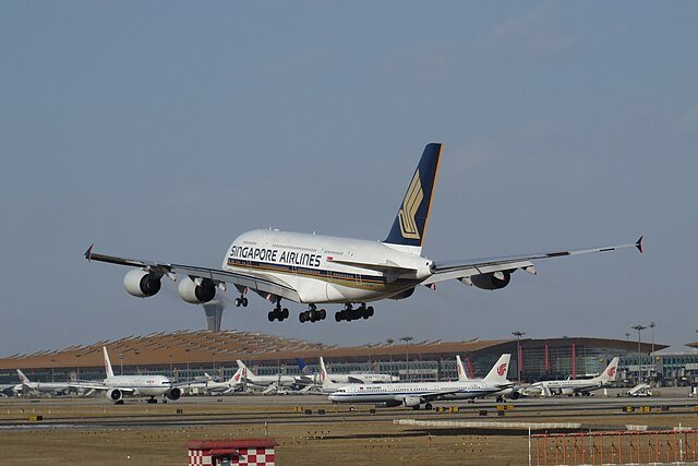 singapore airlines airplane