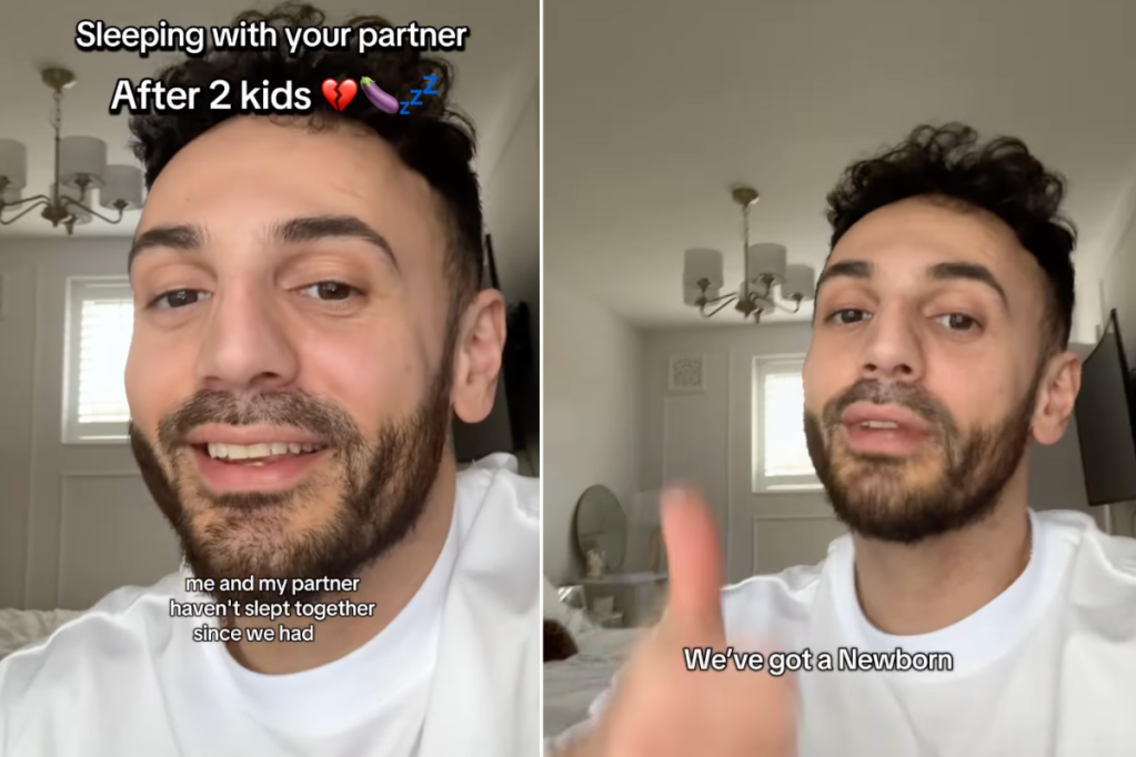 screenshots of man speaking to camera