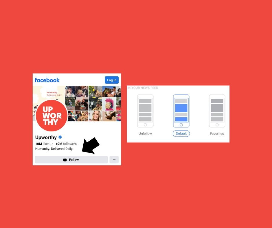 Upworthy's Facebook page