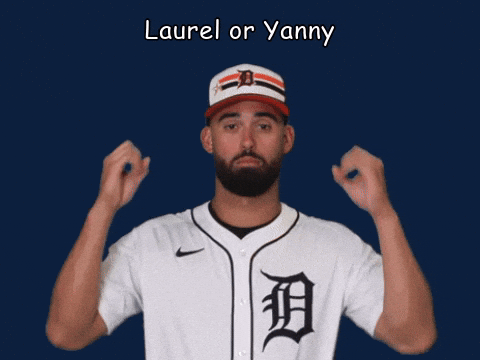 yammy, laurel, gif, auditory understanding, man, mind blown