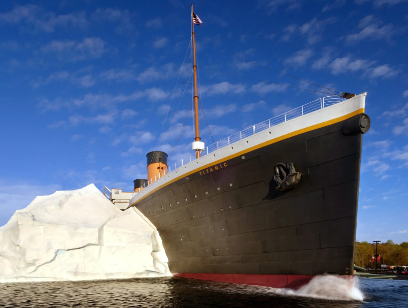titanic replica, the titanic, titanic movie, titanic attraction, titanic museum, iceberg