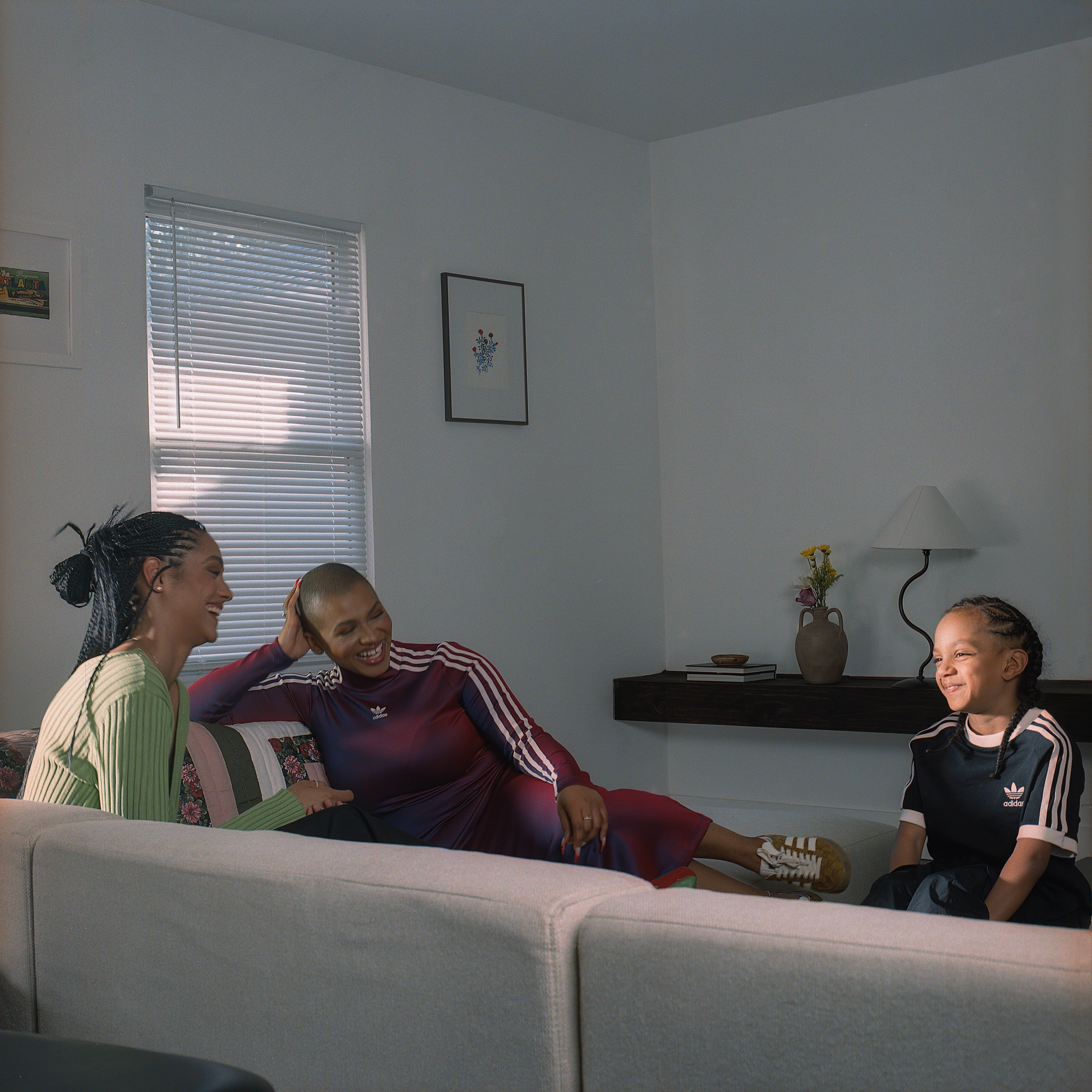 Jaycina Almond, family, smiling, single mothers, adidas Honoree