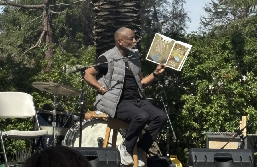 LeVar Burton, event, library, altadena library, recovery, literacy