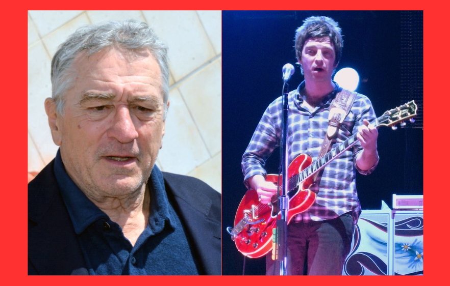 Robert DeNiro, Oasis, Noel Gallagher, music