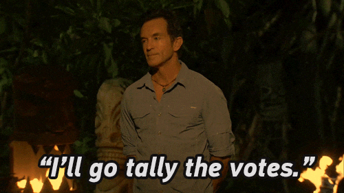 gif of Survivor host saying, 