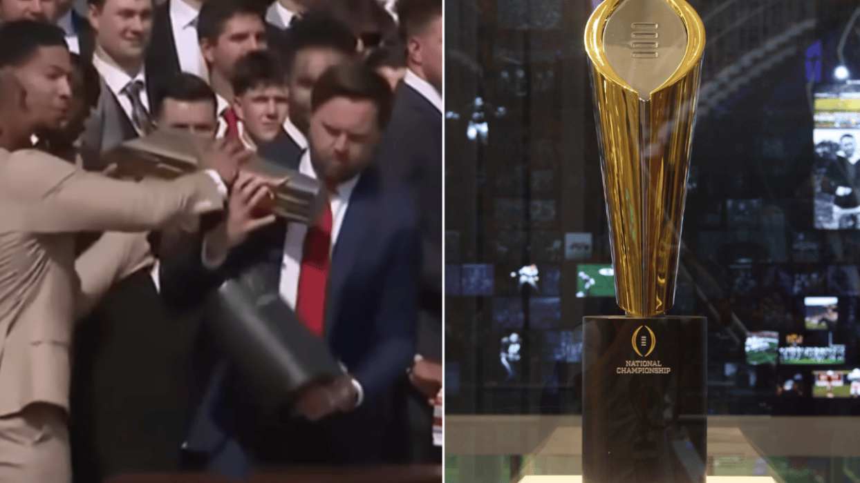 JD Vance accidentally dropped the college football championship