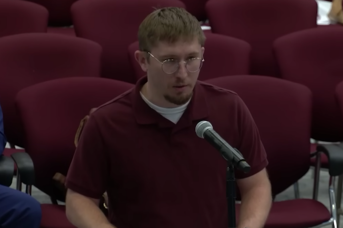 Teacher of the year explains why he’s leaving his district in landmark 3-minute speech