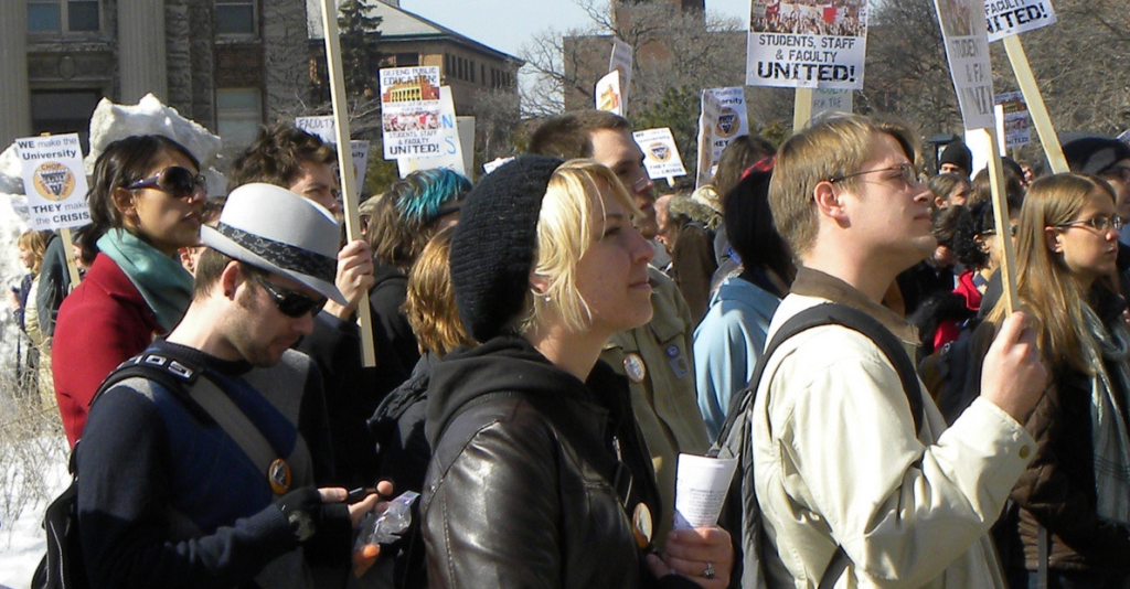 student protest, students protesting, protest signs, free speech, demonstration,