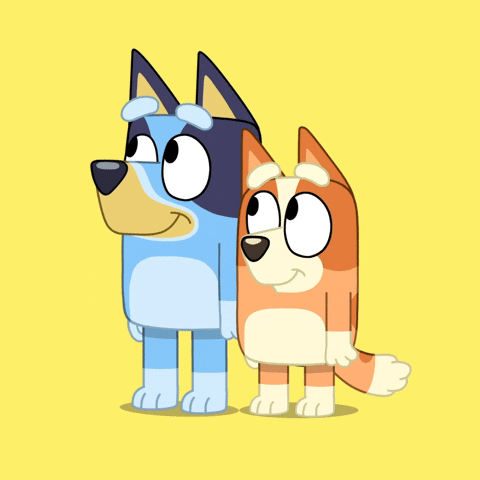 Bluey, blue and bingo, kids show, cartoon, kids