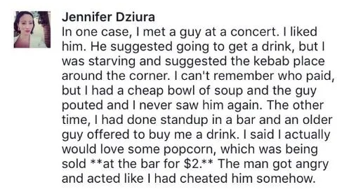 jennifer dzuria, feminist blogger, tumblr, men and womn, alcohol, concerts, bars