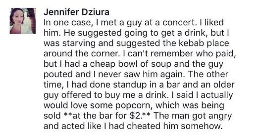jennifer dzuria, feminist blogger, tumblr, men and womn, alcohol, concerts, bars