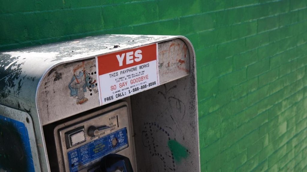 payphone, phone, phone call, goodbye, the goodbye line