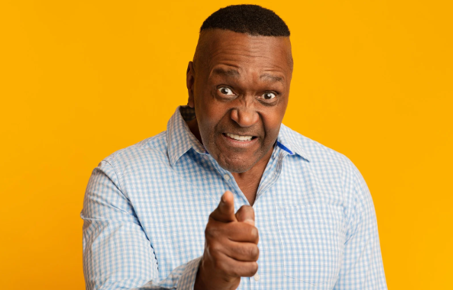 angry man, pointing finger, curse words, bad words, middle finger, you do you,