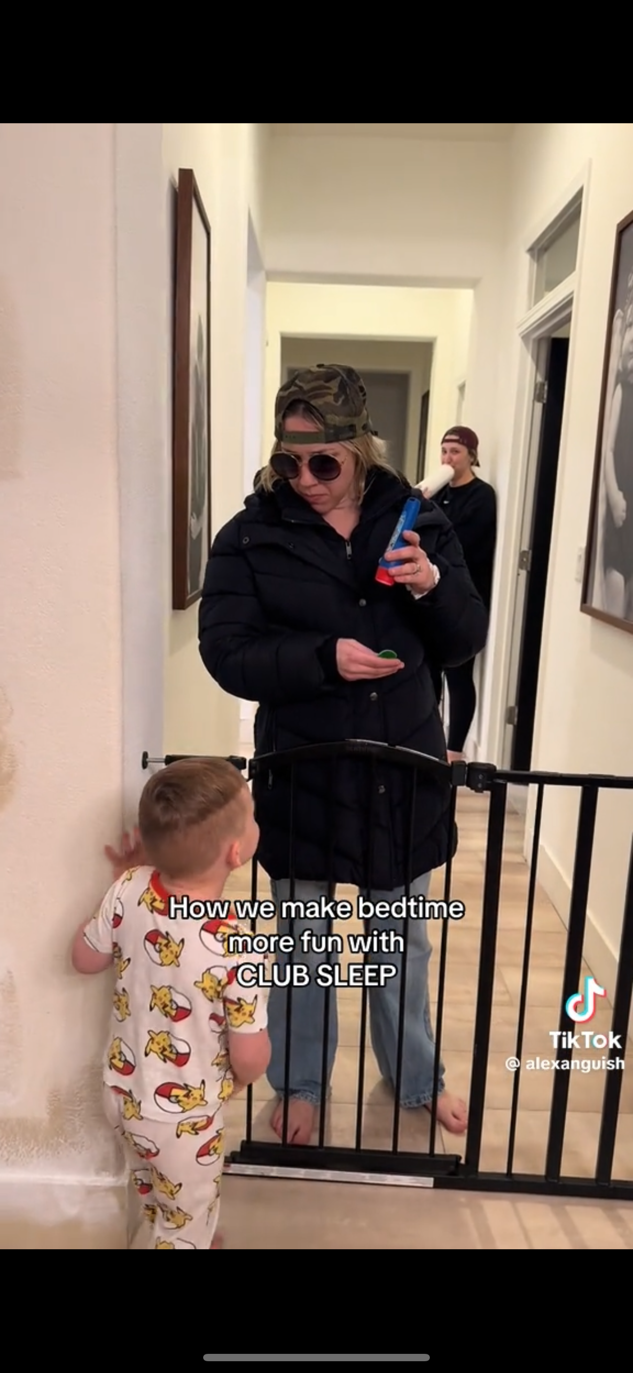 screenshot, toddler, woman, kids, parenting, tiktok