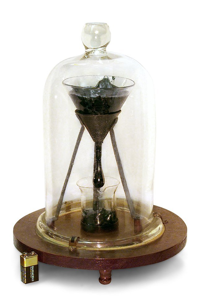 pitch drop experiment, tar pitch, solid or liquid, physics, world's longest experiment