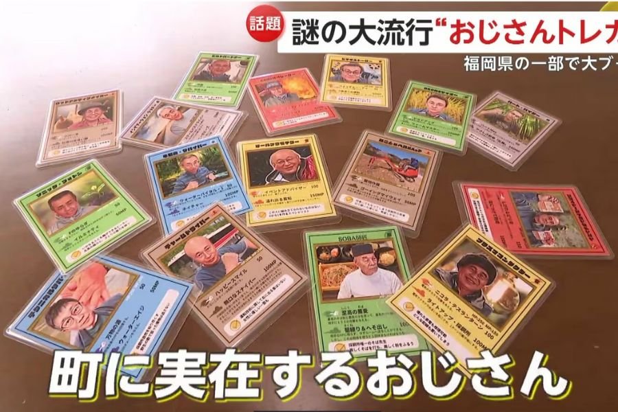 trading cards, uncle trading cards, uncles, japan, community outreach