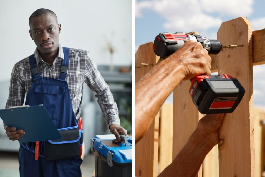 neighbors; fence; neighborly; kindness; acts of kindness; feel good stories; DIY fence