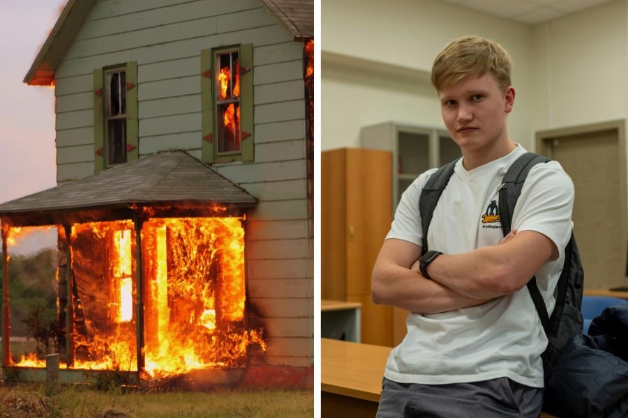 heroes; house fire; teen saves family; teen saves neighbors; teen rescues house fire; good news