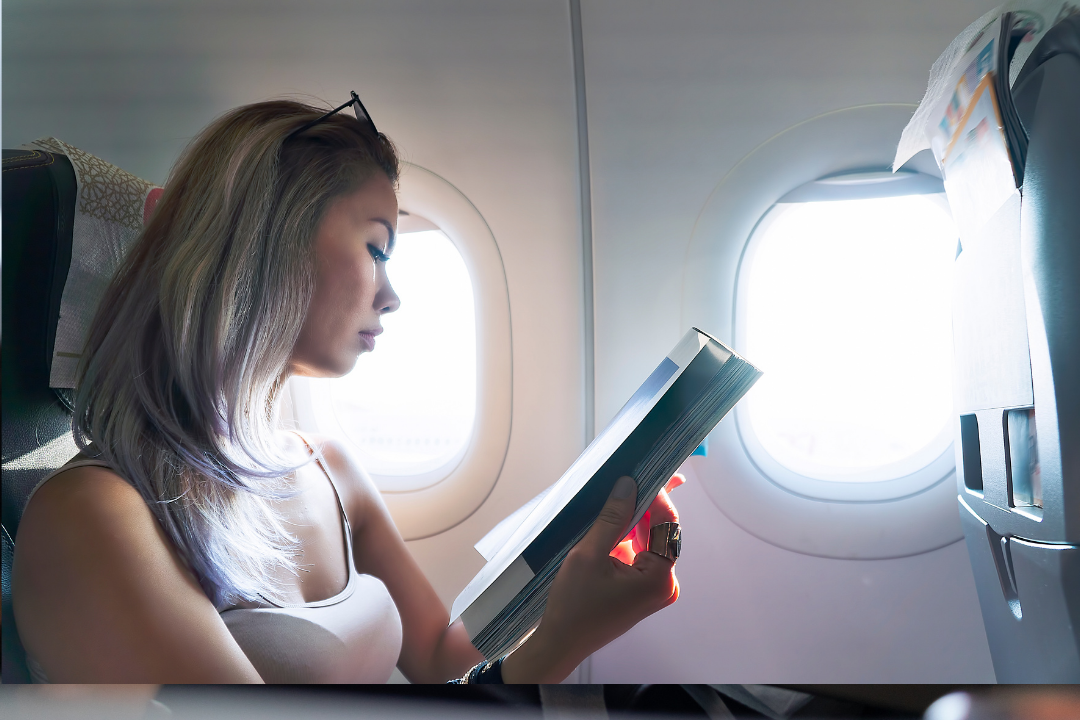 Reading, inflight magazine, airlines, flying, covid19