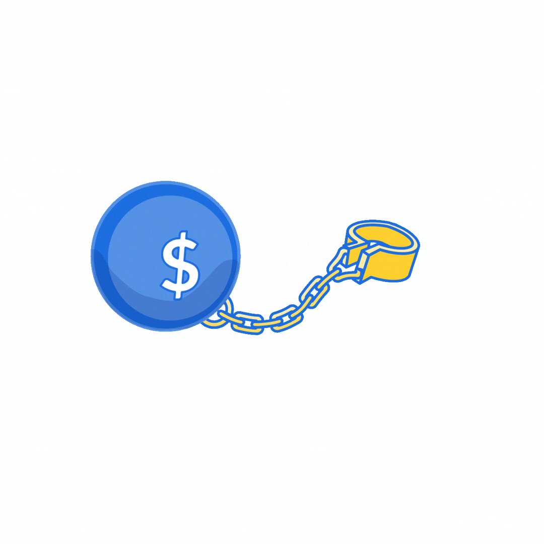 Breaking free, financial literacy, debt, money, money management 