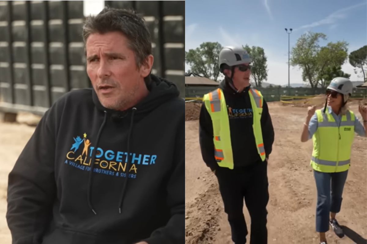 Actor Christian Bale helps build foster 'village' to keep siblings in foster care together