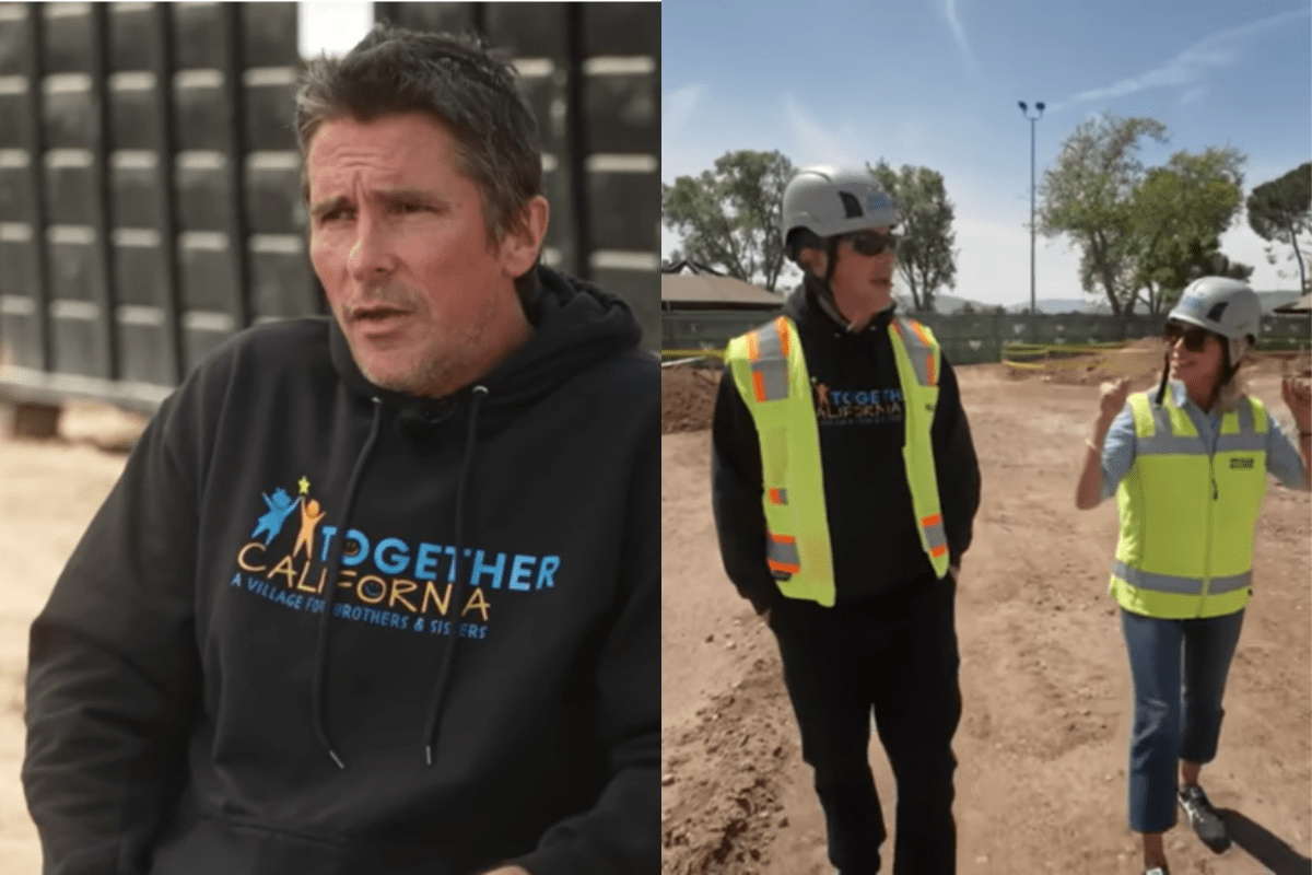 christian bale, actor christian bale, together california, foster care, foster home