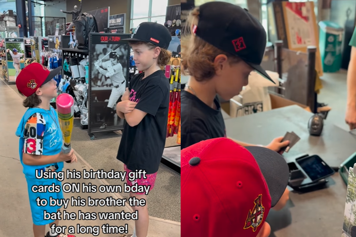 brothers, brother, older brother, little brother, baseball bat