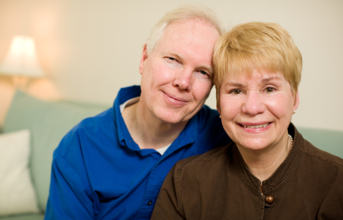 baby boomers, boomer couple, couple 70s, middle-aged people, grandparents