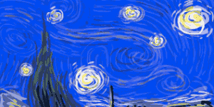 Starry Night, Van Gogh, turbulence, art, art captures science