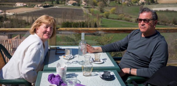 affluence, money, wine, baby boomers, dinner, outdoor dining