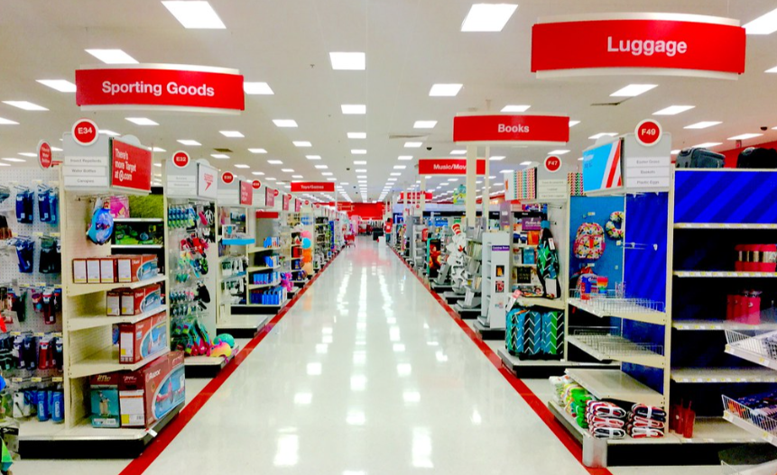 target, target aisle, big box retail, target pov, shopping