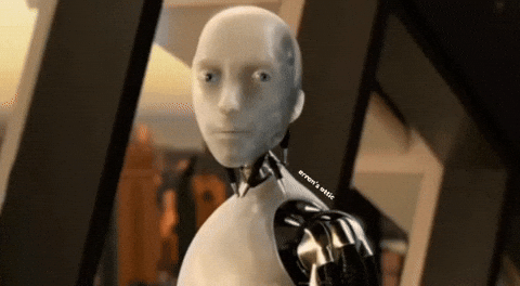 robot, gif, AI, business, business man
