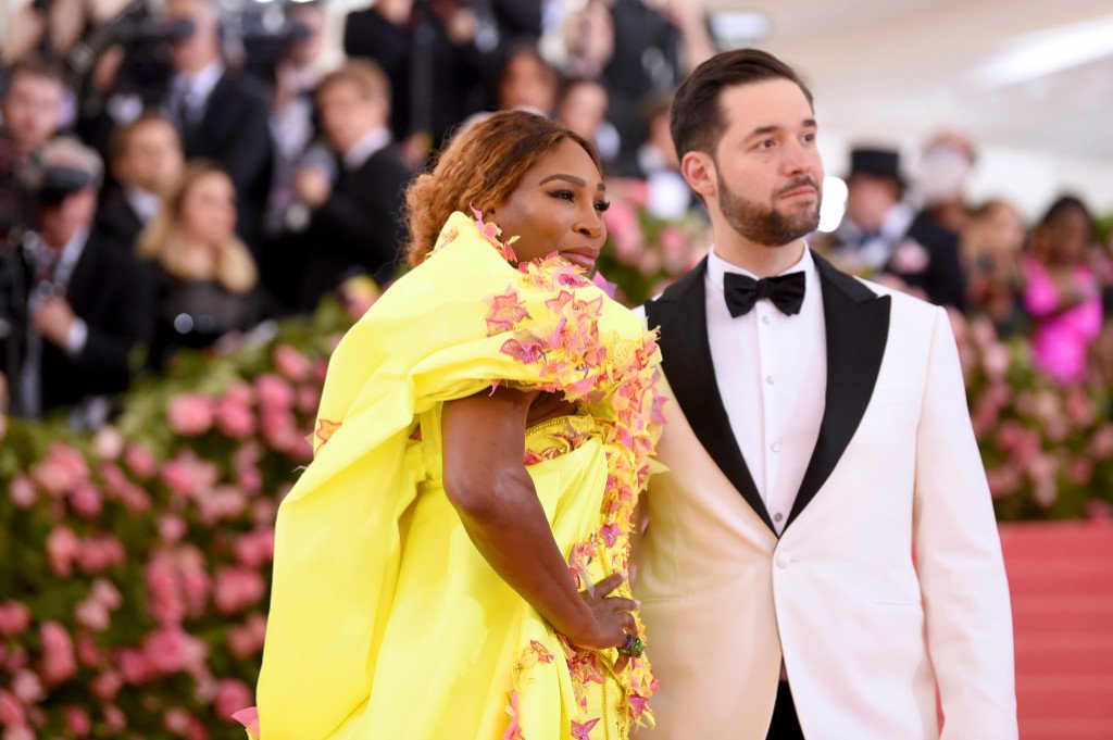 serena williams, alexis ohanian, tennis, met gala, reddit