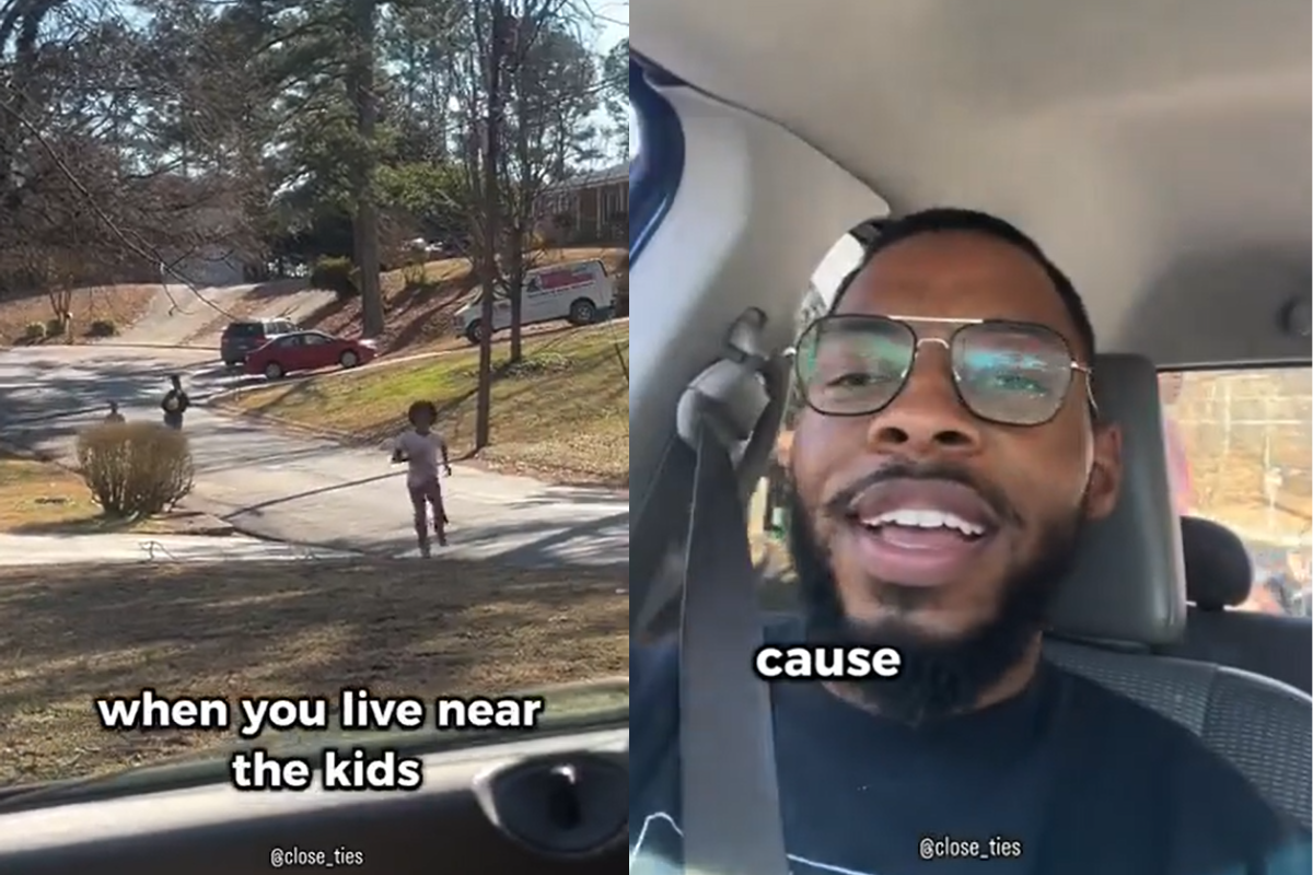 Teacher shows what it's like to live right next to his students in heartwarming video