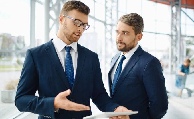 insults, coworkers, work, men in business suits, reports, rude