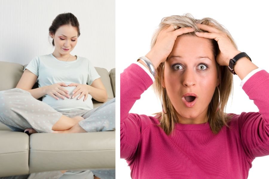 baby kicking, pregnancy, moms, motherhood, moms of tiktok, first trimester, babies, being pregnant