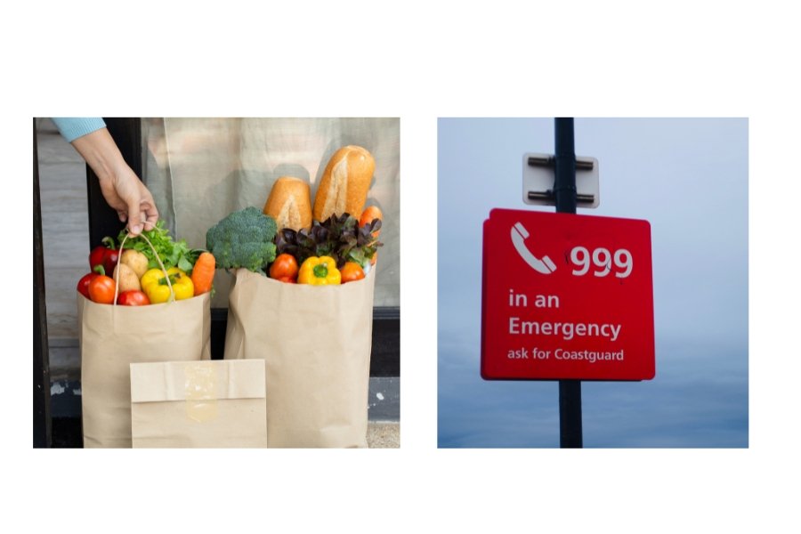 grocery delivery, 999 emergency, heroic delivery driver