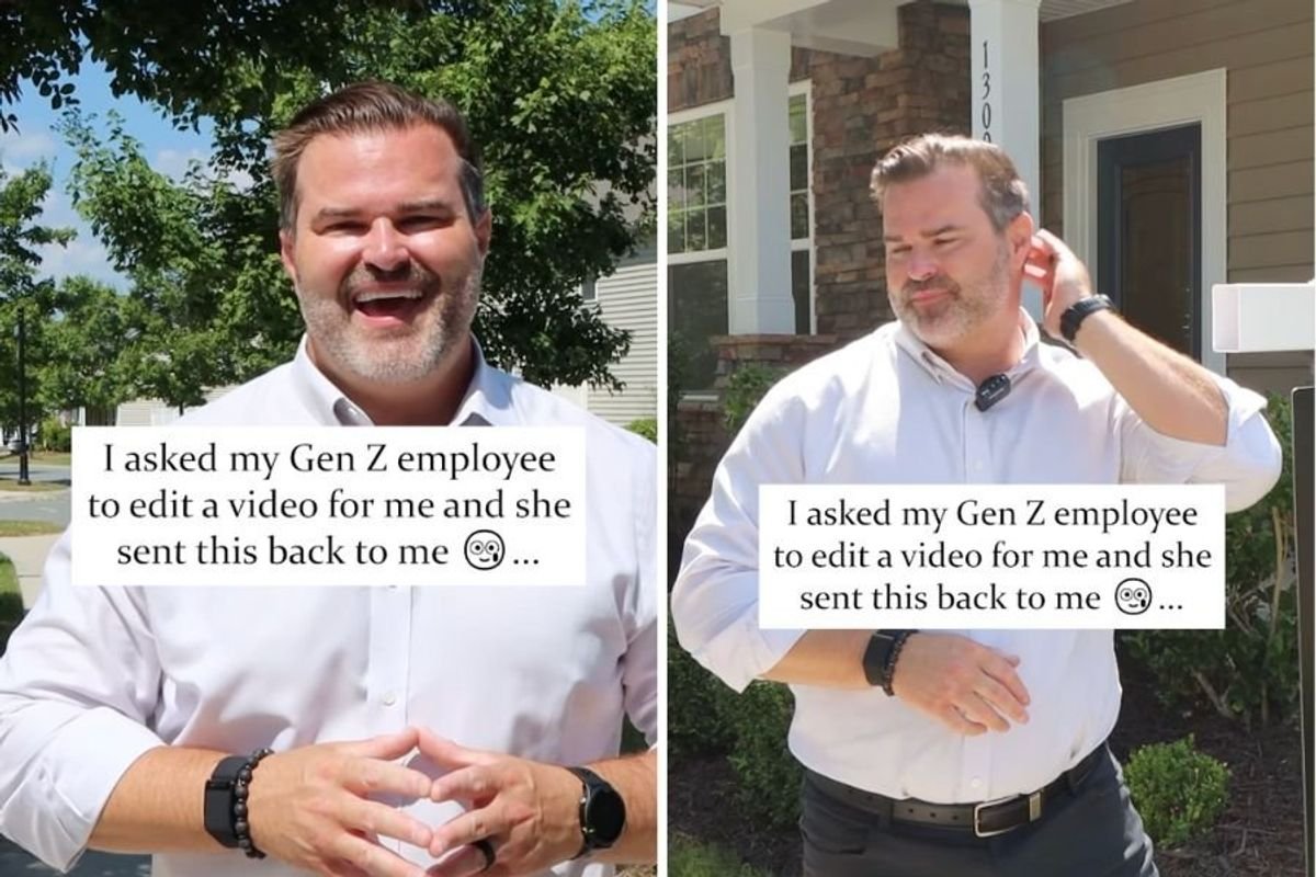 Real estate agent asks his Gen Z employee to edit a work video and the ...