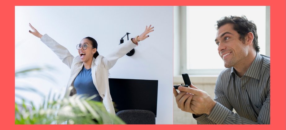 Woman's art contest 'victory' dance is interrupted when she realizes boyfriend is proposing