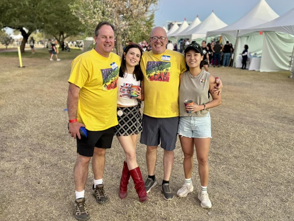 pride, allyship, play catch with a dad, pride events near me, lgbtq, pride month, ally, dads, positive news