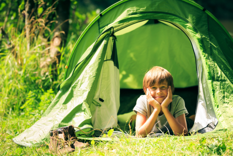 camping, camp, tent, camp outdoors, young boy camping
