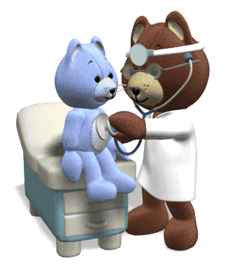 doctor, roleplay, stethoscope, kids, gif