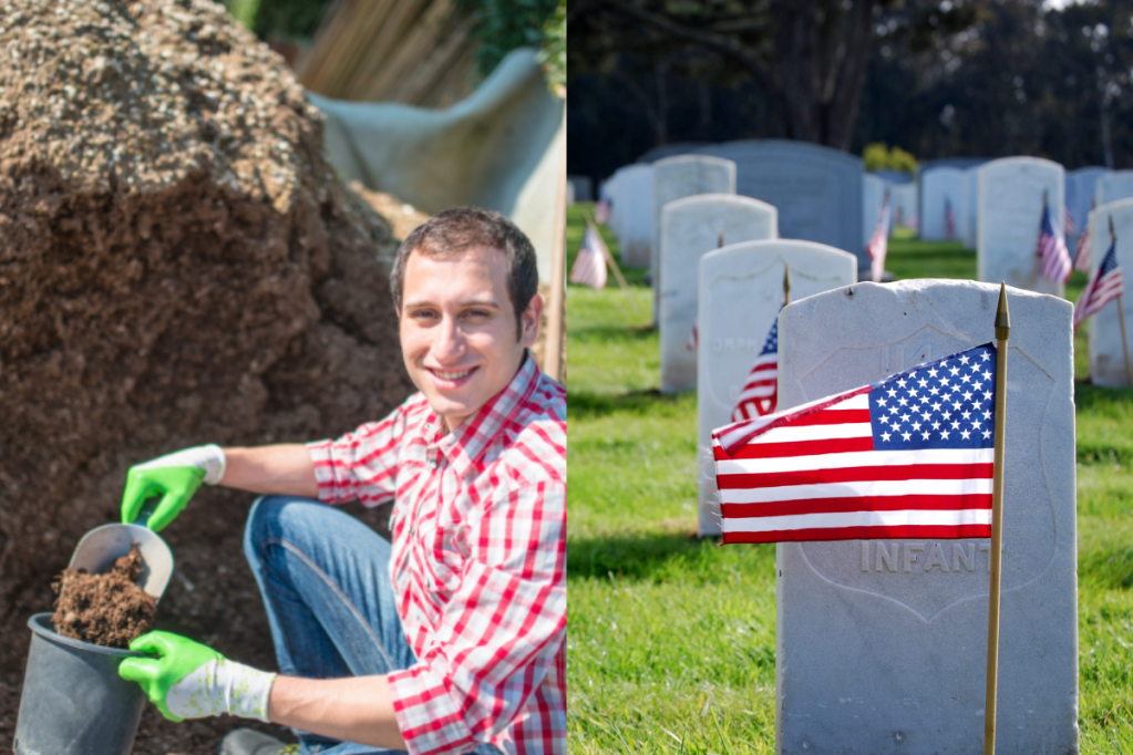 high school, high school students, veterans, veteran cemetery, memorial day