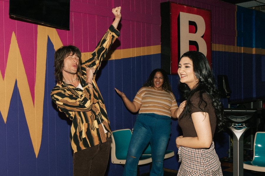 teens, hanging out, bowling, young people, fun