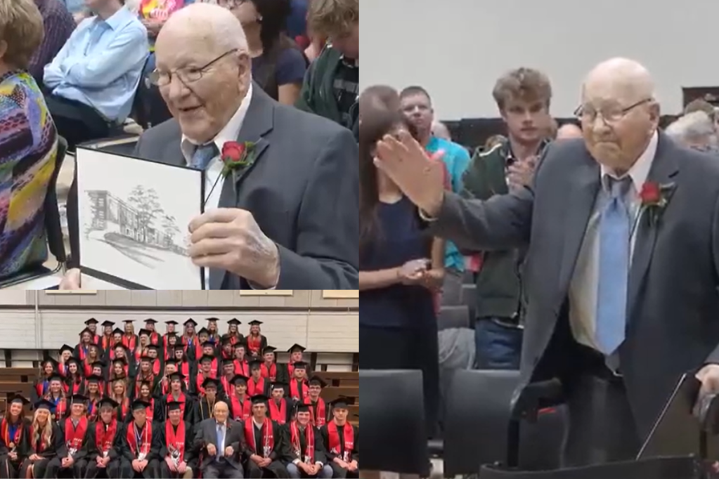 Orville Von Ehwegen, WWII, veteran, graduation, high school graduation