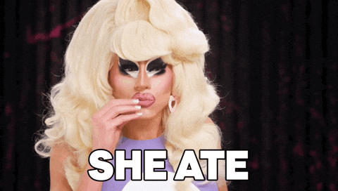 ate, ate slang, ate gif, she ate, ate term