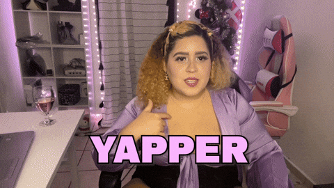 yap, yapper, yapping, yap slang, yap gif