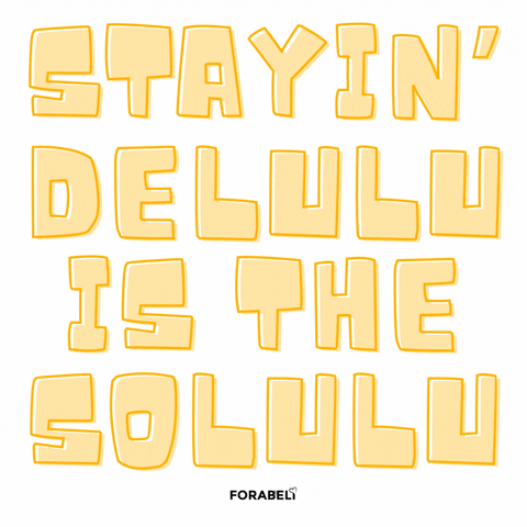 delulu, delulu gif, delusional, delulu slang, delulu word