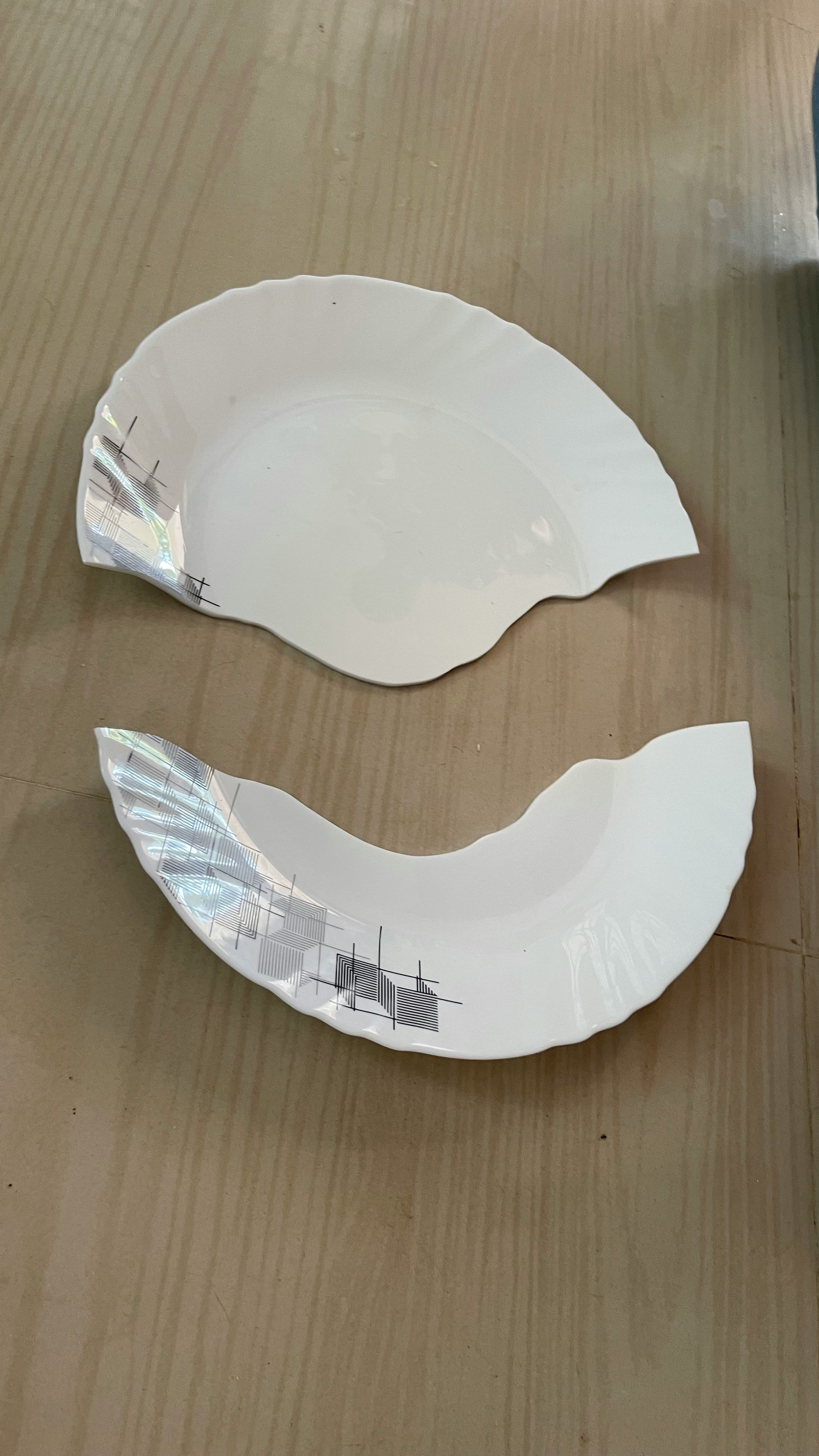 plates, dishware, broken plates, declutter, home